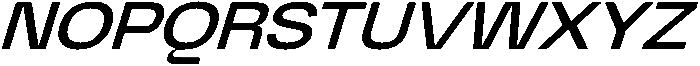 Graftyne Medium Ext Expan Italic otf (500) Font UPPERCASE