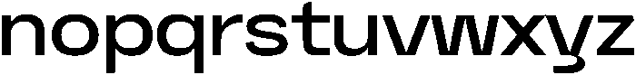 Graftyne Medium Ext Expan otf (500) Font LOWERCASE