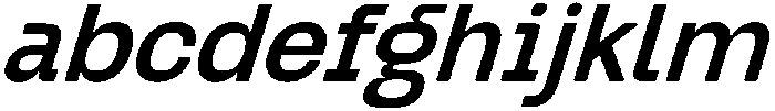 Graftyne Medium Semi Cond Italic otf (500) FONT