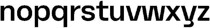 Graftyne Medium Semi Cond otf (500) Font LOWERCASE