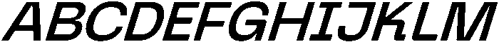 Graftyne Medium Semi Expan Italic otf (500) Font