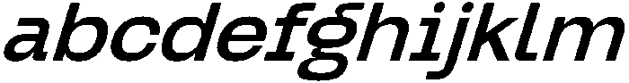 Graftyne Medium Semi Expan Italic otf (500) FONT