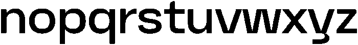 Graftyne Medium Semi Expan otf (500) Font LOWERCASE