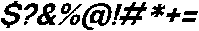 Graftyne Semi Bold Expanded Italic otf (600) Font OTHER CHARS