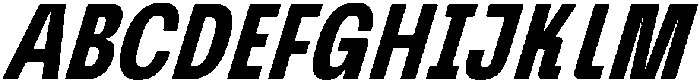 Graftyne Semi Bold Ext Cond Italic otf (600) Font UPPERCASE