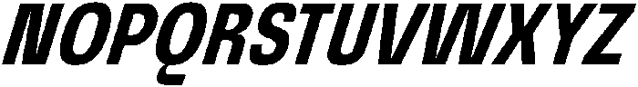 Graftyne Semi Bold Ext Cond Italic otf (600) Font UPPERCASE