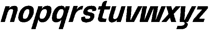 Graftyne Semi Bold Ext Cond Italic otf (600) Font LOWERCASE