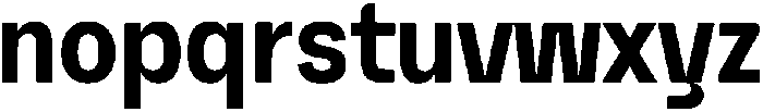 Graftyne Semi Bold Ext Cond otf (600) Font LOWERCASE