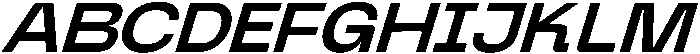 Graftyne Semi Bold Ext Expan Italic otf (600) Font UPPERCASE