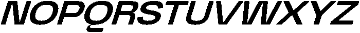 Graftyne Semi Bold Ext Expan Italic otf (600) Font UPPERCASE