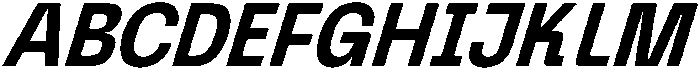 Graftyne Semi Bold Semi Cond Italic otf (600) Font
