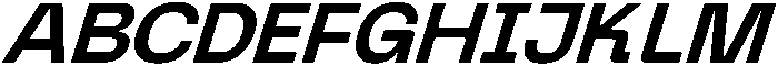 Graftyne Semi Bold Semi Expan Italic otf (600) Font