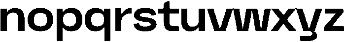 Graftyne Semi Bold Semi Expan otf (600) Font LOWERCASE
