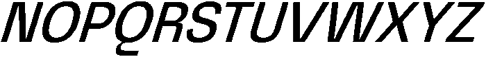 Graftyne Semi Cond Italic otf (400) Font UPPERCASE
