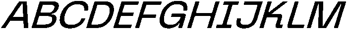 Graftyne Semi Expan Italic otf (400) Font