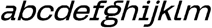Graftyne Semi Expan Italic otf (400) FONT