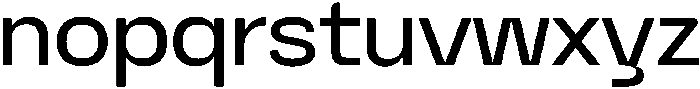 Graftyne Semi Expan otf (400) Font LOWERCASE