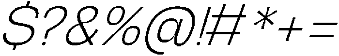 Graftyne Thin Condensed Italic otf (100) Font OTHER CHARS