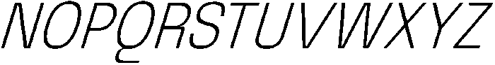Graftyne Thin Condensed Italic otf (100) Font UPPERCASE
