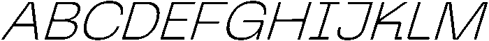 Graftyne Thin Expanded Italic otf (100) Font