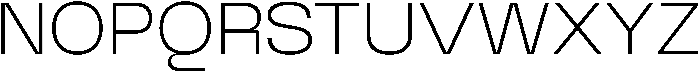 Graftyne Thin Expanded otf (100) Font UPPERCASE