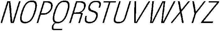 Graftyne Thin Ext Cond Italic otf (100) Font UPPERCASE