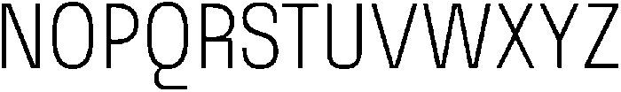 Graftyne Thin Ext Cond otf (100) Font UPPERCASE