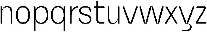 Graftyne Thin Ext Cond otf (100) Font LOWERCASE