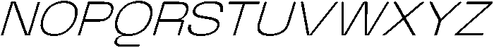 Graftyne Thin Ext Expan Italic otf (100) Font UPPERCASE