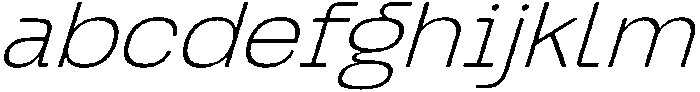 Graftyne Thin Ext Expan Italic otf (100) FONT