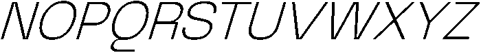 Graftyne Thin Italic otf (100) Font UPPERCASE