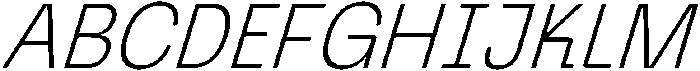 Graftyne Thin Semi Cond Italic otf (100) Font