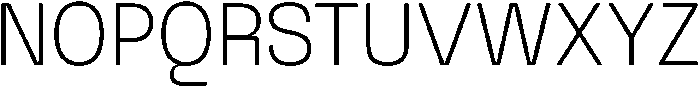 Graftyne Thin Semi Cond otf (100) Font UPPERCASE
