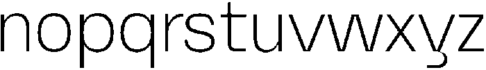 Graftyne Thin Semi Cond otf (100) Font LOWERCASE