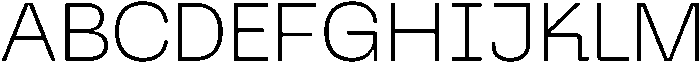 Graftyne Thin Semi Expan otf (100) Font UPPERCASE