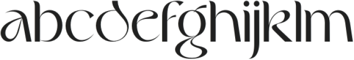 Grage Thin otf (100) Font LOWERCASE