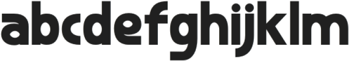 Graham Bold otf (700) Font LOWERCASE