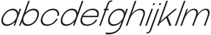 Grainy Thin Italic otf (100) Font LOWERCASE