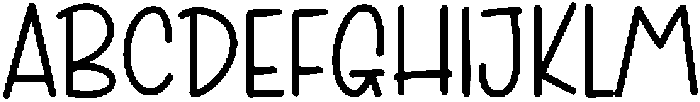 Gramel Regular otf (400) Font UPPERCASE