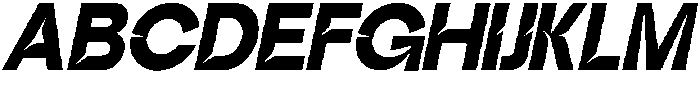 Gramelo Oblique otf (400) Font UPPERCASE