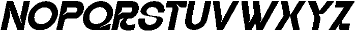 Gramelo Oblique otf (400) Font UPPERCASE