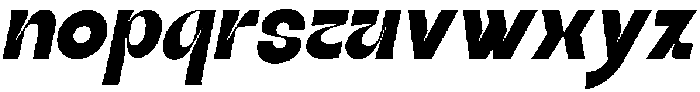 Gramelo Oblique otf (400) Font LOWERCASE