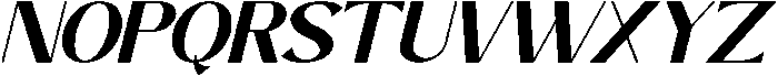 Gramonta Italic otf (400) Font UPPERCASE