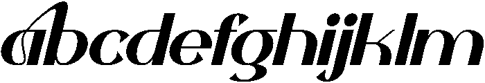 Gramonta Italic otf (400) Font LOWERCASE