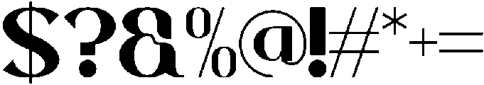 Gramonta otf (400) Font OTHER CHARS
