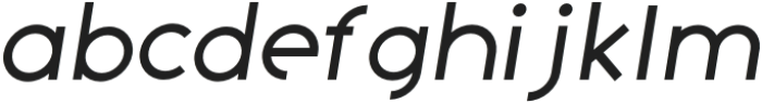 Granada Sans Bold Italic otf (700) Font LOWERCASE