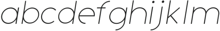 Granada Sans Light Italic otf (300) Font LOWERCASE