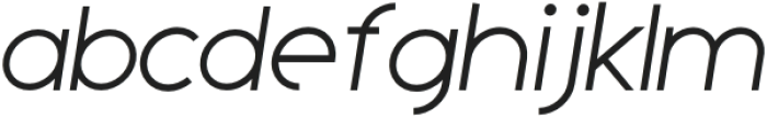 Granada Sans Regular Italic otf (400) Font LOWERCASE