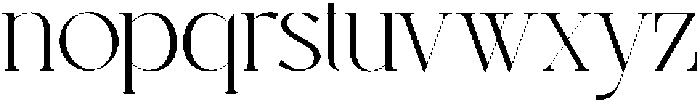 Granada-Thin otf (100) Font LOWERCASE