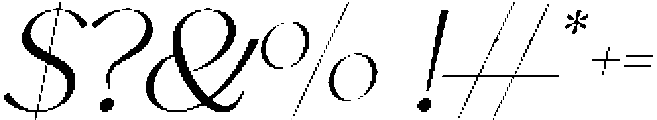 Granada-ThinItalic otf (100) Font OTHER CHARS